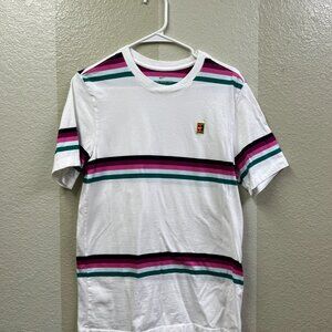 Men's Nike "The Nike Tee" Short Sleeve Striped T-Shirt Size - Medium